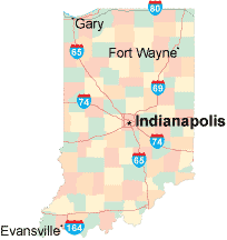 Indiana map
